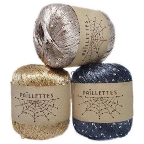 Paillettes Wool Sea